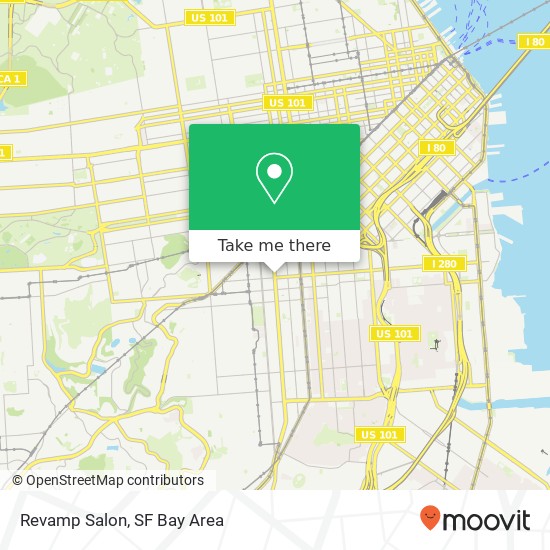 Mapa de Revamp Salon