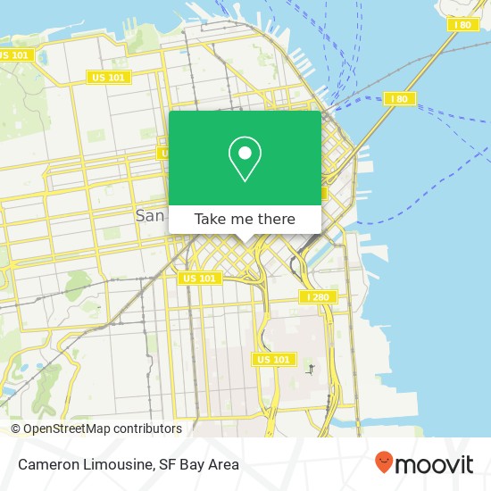 Cameron Limousine map