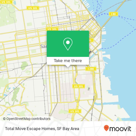 Total Move Escape Homes map