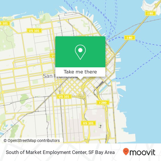 South of Market Employment Center map