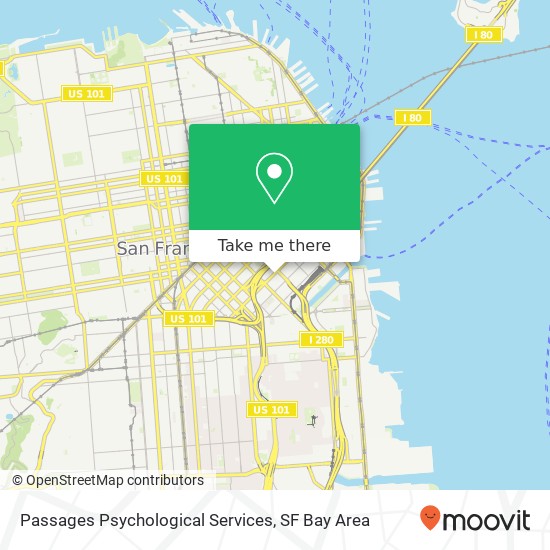 Passages Psychological Services map