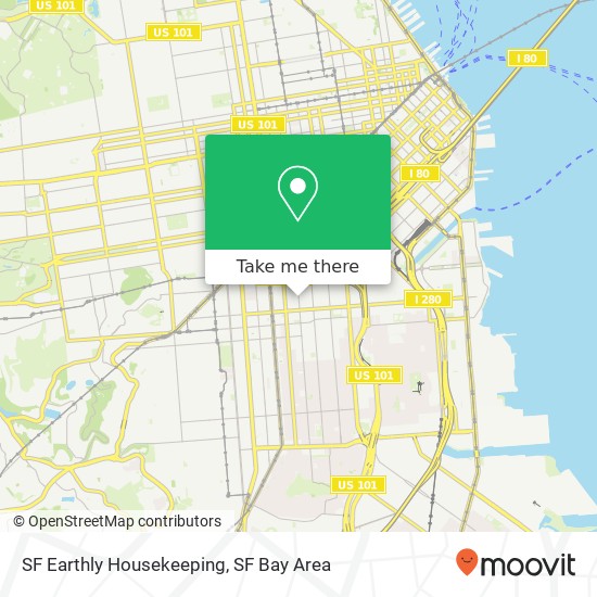 Mapa de SF Earthly Housekeeping