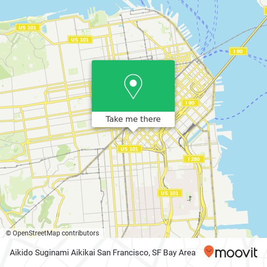 Aikido Suginami Aikikai San Francisco map