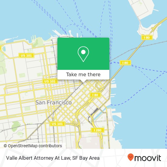 Valle Albert Attorney At Law map