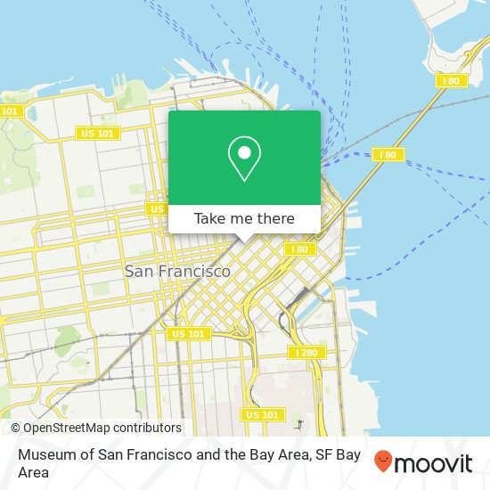 Mapa de Museum of San Francisco and the Bay Area