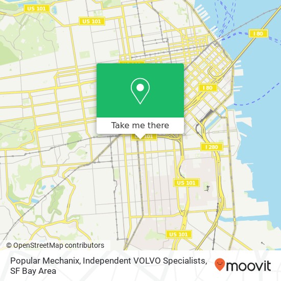 Mapa de Popular Mechanix, Independent VOLVO Specialists