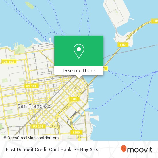 Mapa de First Deposit Credit Card Bank