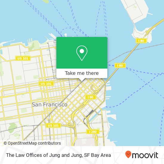 Mapa de The Law Offices of Jung and Jung