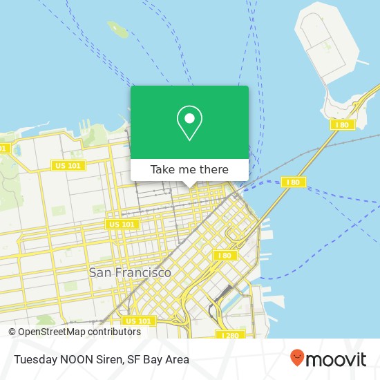 Tuesday NOON Siren map