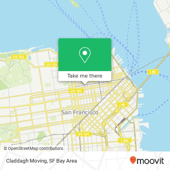 Claddagh Moving map