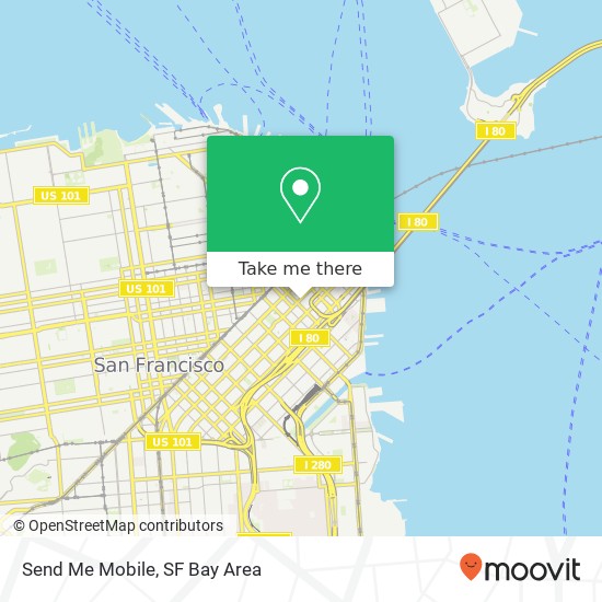 Mapa de Send Me Mobile