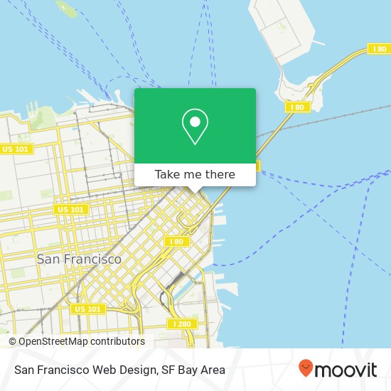 San Francisco Web Design map