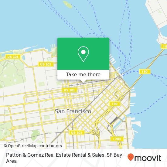 Patton & Gomez Real Estate Rental & Sales map