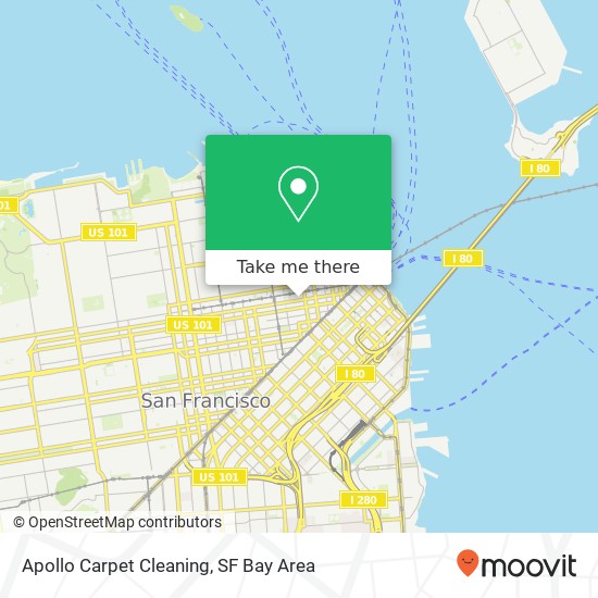 Apollo Carpet Cleaning map