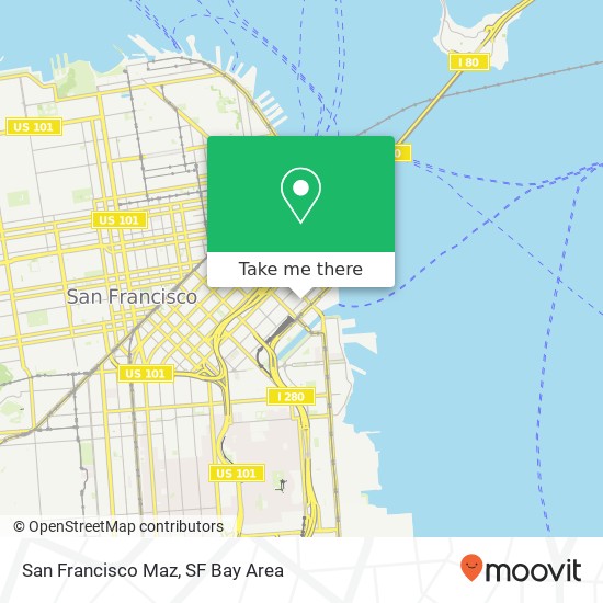 San Francisco Maz map