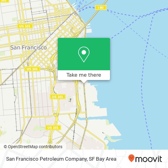 Mapa de San Francisco Petroleum Company