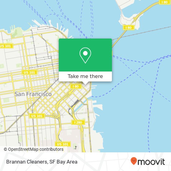 Brannan Cleaners map