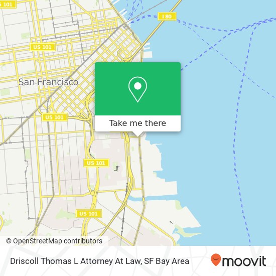 Mapa de Driscoll Thomas L Attorney At Law