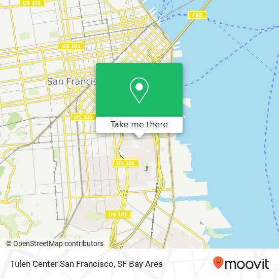 Tulen Center San Francisco map