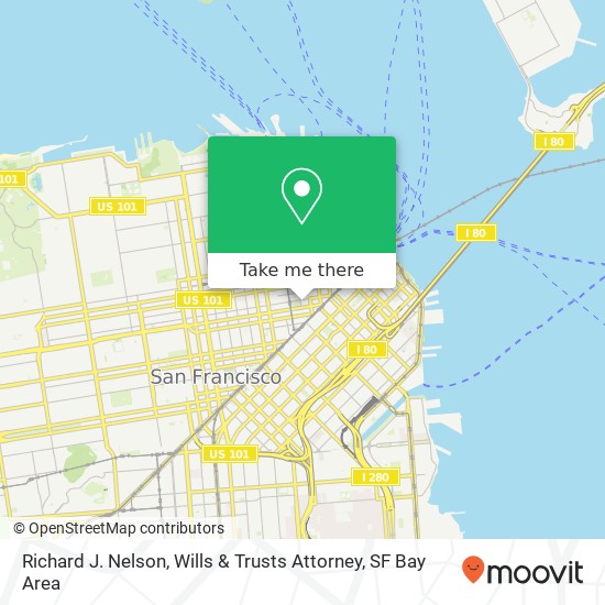 Richard J. Nelson, Wills & Trusts Attorney map