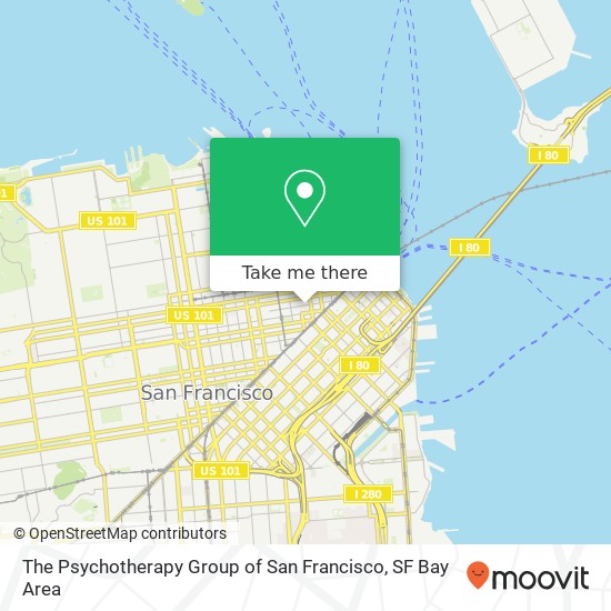 Mapa de The Psychotherapy Group of San Francisco