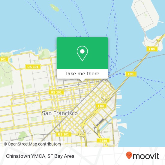 Chinatown YMCA map