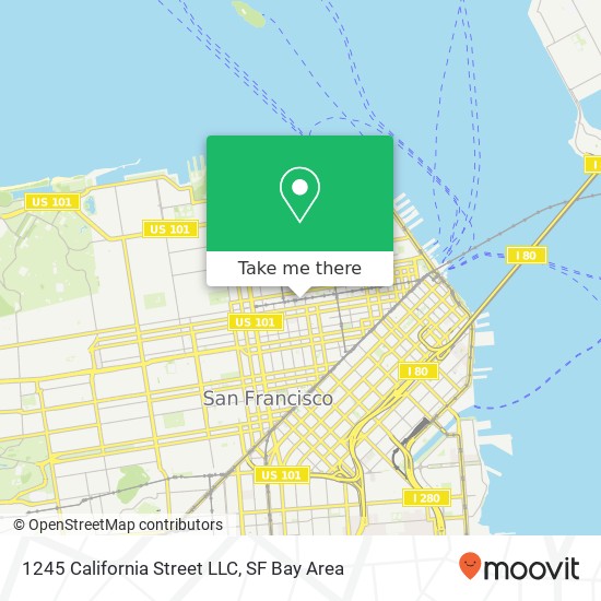Mapa de 1245 California Street LLC