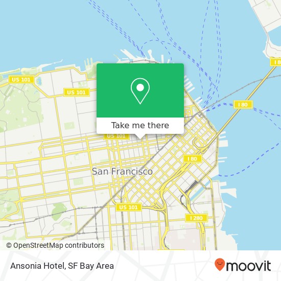 Ansonia Hotel map