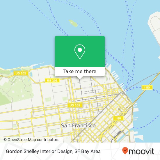 Gordon Shelley Interior Design map