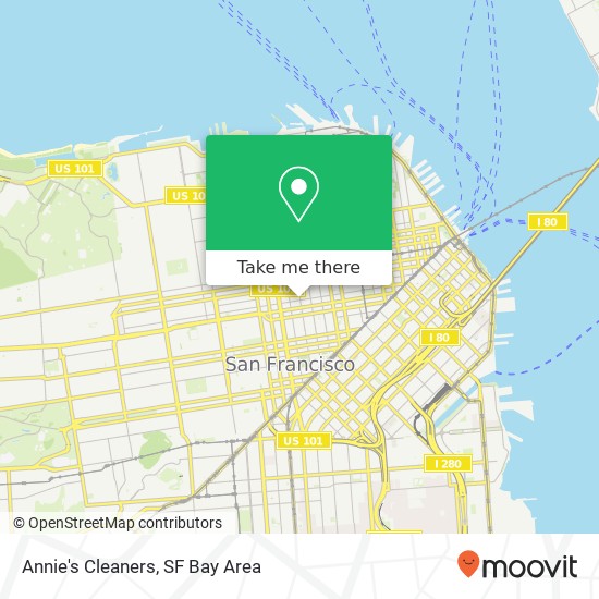 Annie's Cleaners map