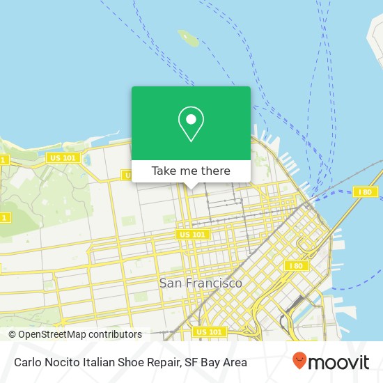 Mapa de Carlo Nocito Italian Shoe Repair