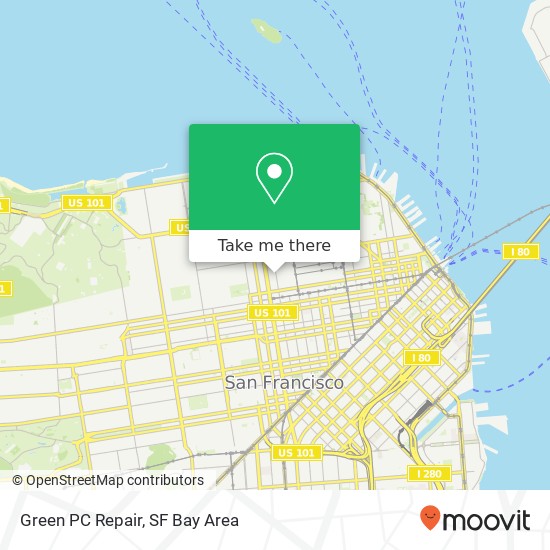 Green PC Repair map