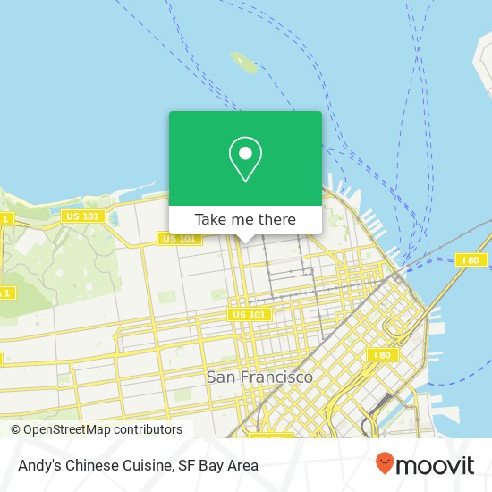 Mapa de Andy's Chinese Cuisine