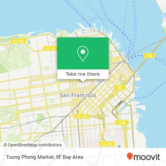 Mapa de Tuong Phong Market