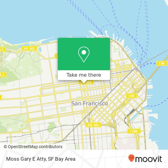 Mapa de Moss Gary E Atty