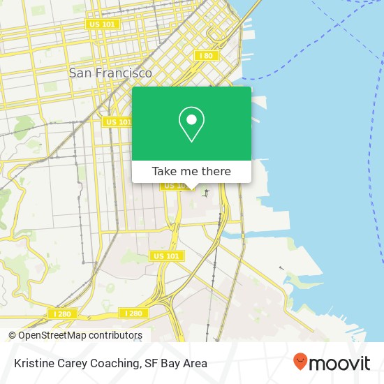 Kristine Carey Coaching map