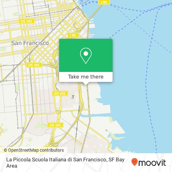 La Piccola Scuola Italiana di San Francisco map