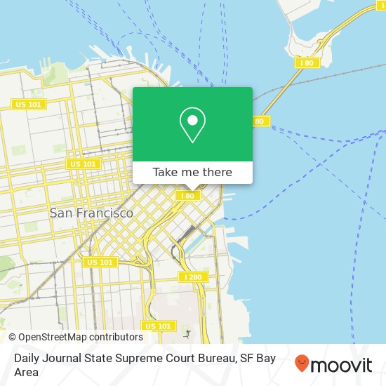 Daily Journal State Supreme Court Bureau map