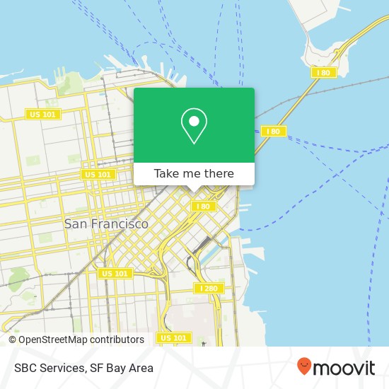 SBC Services map