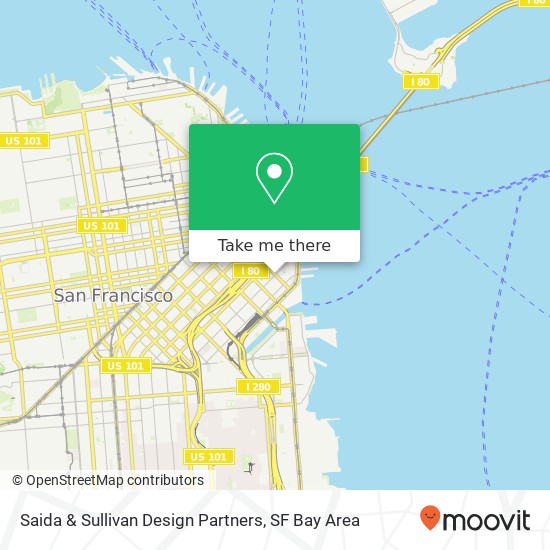 Saida & Sullivan Design Partners map