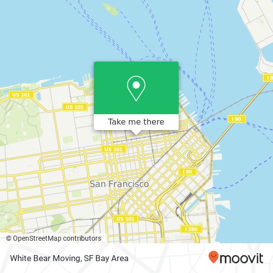 White Bear Moving map