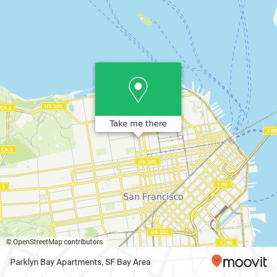 Parklyn Bay Apartments map