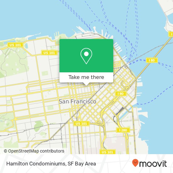 Mapa de Hamilton Condominiums