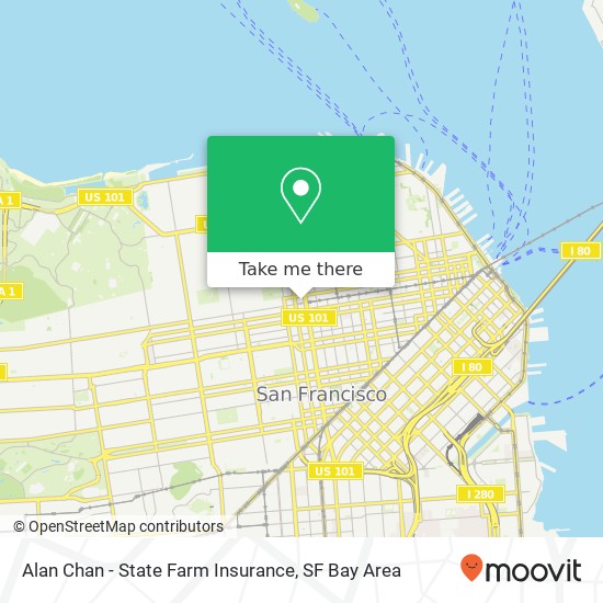 Mapa de Alan Chan - State Farm Insurance