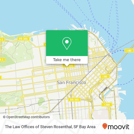 Mapa de The Law Offices of Steven Rosenthal