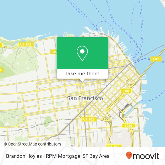 Mapa de Brandon Hoyles - RPM Mortgage