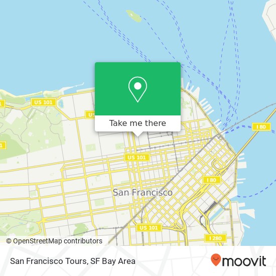 Mapa de San Francisco Tours