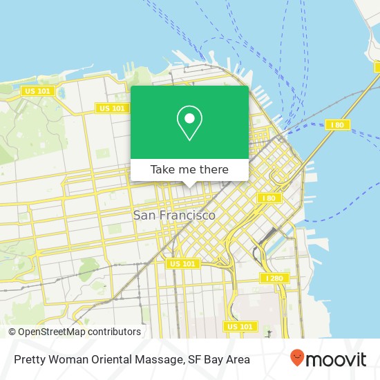 Pretty Woman Oriental Massage map