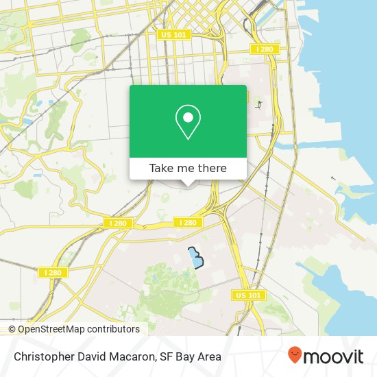 Christopher David Macaron map