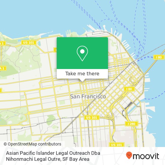 Asian Pacific Islander Legal Outreach Dba Nihonmachi Legal Outre map